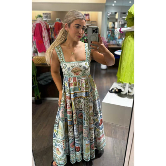 Alemais tommasina summer dress US 2 - Picture 5 of 12